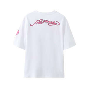 Nueva llegada Unisex 100% algodón mujeres camiseta/mujer Casual media manga camisetas/personalizado verano Camisetas mujeres - Product Image 2