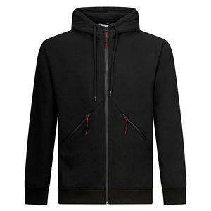 เสื้อมีฮู้ดแบบสวมหัวแฟชั่นลำลองของผู้ชายเสื้อโค้ทมีฮู้ดแบบมีซิประบายอากาศได้ดีผ้าฝ้ายสวมใส่สบายสำหรับฤดูหนาว - Product Image 4