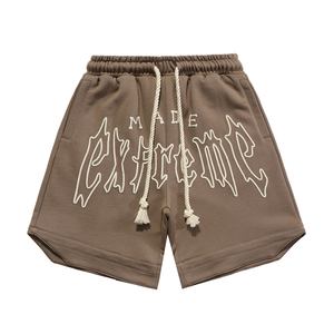 Custom Design Custom Logo Mens 100% Cotton Breathable Quick Dry Oxford Fabric Casual Gym Jogger <b>Shorts</b> - Product Image 5