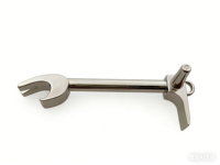 Décapsuleur miniature en zinc de 3,5 pouces, style antique, estampé sur mesure, porte-clés de pompier, accessoire de survie tactique, cadeau