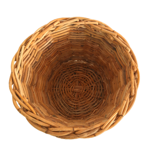 Handcrafted round <b>Rattan</b> <b>Storage</b> <b>Basket</b> Versatile for Home Organization and Rustic Decor Accent - Product Image 5