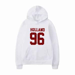 Sudaderas con capucha de punto personalizadas para hombre y mujer, ropa de calle Harajuku informal de manga larga, transpirable, 100% algodón, ajuste holgado - Product Image 5