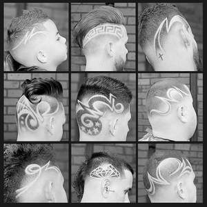 Tondeuse à cheveux professionnelle sans fil rechargeable pour hommes, tondeuse à cheveux à lame zéro, 3 guides de coupe, alimentation USB, rasoir à barbe - Product Image 2