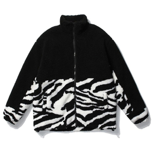 Streetwear vente en gros veste personnalisée sherpa polaire grande taille pour hommes pour l'hiver - Product Image 5