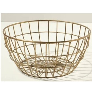 Panier à fruits tendance pour la table, support de rangement alimentaire pour la maison, décoration de cuisine, contenant pour aliments et fruits, panier en métal - Product Image 6