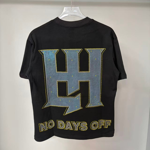 Nouveau design Life Hustler T-shirt pour homme en coton rétro respirant à manches courtes avec motif diamant - Product Image 2