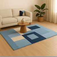 Tapis en laine de luxe sur mesure, tissé à la main, salon, tapis faits à la main, grande surface, tapis pour chambre à coucher