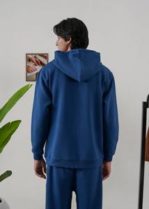 Ventes en gros de survêtements en coton de haute qualité pour hommes, ensemble sweat-shirt et jogging surdimensionné, sweat-shirt à capuche, OEM ODM - Product Image 2
