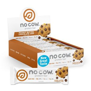 Barras de Proteína Veganas Sin Leche, Sabor Mejorado a Mantequilla de Maní y Chispas de Chocolate, Paquete de 12 - Product Image 5