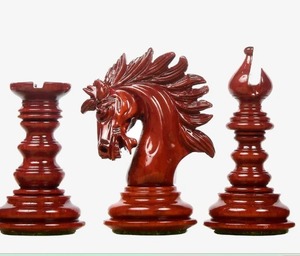 Piezas de Ajedrez de Lujo Hechas a Mano de San Petersburgo, Madera de Palisandro y Boj, Acabado Lacado, Rey de 4.3 Pulgadas con Caja de Almacenamiento - Product Image 3