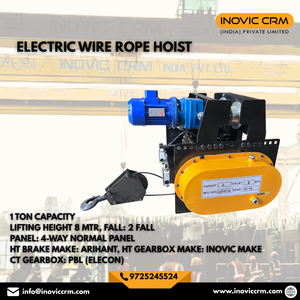Elevador con Capacidad de 1 a 3 Toneladas, Altura de Elevación de 9 Metros, Motor ABB y Freno EMCO, Caja de Cambios PBL - Product Image 1