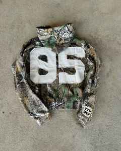 Sweat à capuche imprimé autocollant grande taille pull à capuche en coton avec strass poids lourd vente en gros Streetwear surdimensionné sweats à capuche pour hommes - Product Image 2