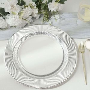 Elegant luxury metallic charger <b>plate</b> for banquets corporate dinners hotel dining or any formal event requiring classy <b>decor</b> - Product Image 6
