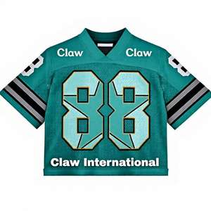 Maillot de football américain à taux de gros personnalisé le plus exigeant vente directe d'usine maillot de football américain de sport entièrement imprimé - Product Image 5