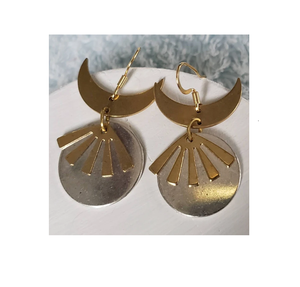 Wholesale Brass <b>Earrings</b> Gold Plated Geometric Minimalist Hoop <b>Earrings</b> for Women Round Gift Use for Simple Unique Piece - Product Image 3