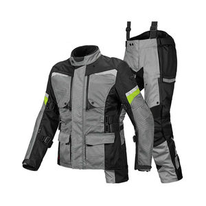 Traje de moto para hombre Cordura Racing impermeable chaqueta de moto pantalón blindado - Product Image 3