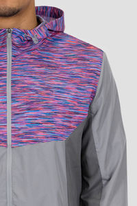 ชุดวอร์มกีฬาสำหรับผู้ชายชุดออกกำลังกายน้ำหนักเบามีฮู้ดและกางเกงมีซิปเต็ม - Product Image 5