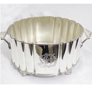 Bol décoratif en laiton nickelé et aluminium, fait main et personnalisé, finition premium, bols de service pour hôtel, décoration pour la maison et la table - Product Image 6