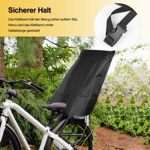 Housse de pluie pour siège de vélo Housse de pluie pour siège de vélo pour enfants Convient pour Hamax, <span class=keywords><strong>Thule</strong></span> etc. - Product Image 6