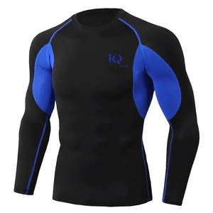 Camiseta de Manga Larga para Hombre, de Secado Rápido, Ligera, Ecológica, Fabricada con Spandex/Poliéster, Perfecta para Surf, Gimnasio, Deportes y Entrenamiento - Product Image 1