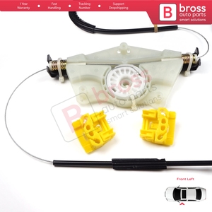 Kit de Reparación de Elevalunas BWR49 para Puerta Delantera Izquierda, Compatible con Golf MK4, Jetta, Bora, A4 1J, 4/5 Puertas, 1JM898461 - Product Image 5