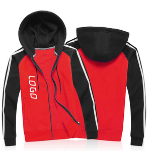 เสื้อฮู้ดดี้บุขนแกะผู้ชาย พรีเมียม ผ้าฝ้าย 100% ระบายอากาศได้ดี มีซิป คอลเลคชั่นฤดูหนาว ลายพิมพ์พัฟฟ์ กระเป๋าปักลาย - Product Image 2