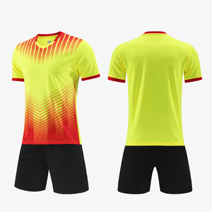 Bajo MOQ uniformes de fútbol OEM diseño personalizado fútbol Jersey 100% poliéster uniforme de fútbol conjunto para ropa de equipo al por mayor - Product Image 2