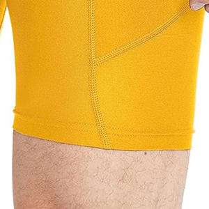 Short de course de gymnastique pour hommes en toile respirante légère Compression à séchage rapide taille élastique motif solide numérique teint uni - Product Image 5