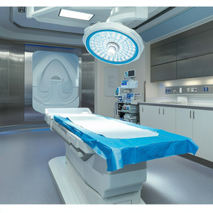 Kit de roulement chirurgical jetable avec feuille de table feuille de tirage et couverture d'accoudoir taies d'oreiller de tête avec feuille de levage - Product Image 3