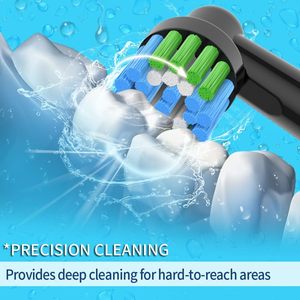 Clinical Action Dynamic Round <b>Toothbrush</b> <b>Head</b> Refills Generic for Oral Bs Electric Brush <b>Heads</b> Wholesale OEM Factory - Product Image 2