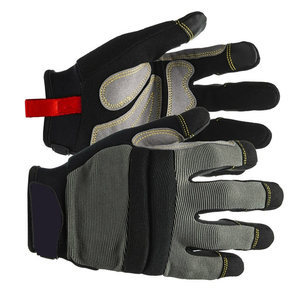 Prix de gros de gants de sécurité pour mécaniciens à écran tactile Gants de travail mécaniques en cuir véritable de qualité supérieure - Product Image 6