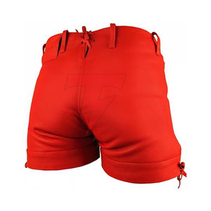 Everyday Essential Men's Solid Casual <b>Leather</b> <b>Shorts</b>-High Quality Eco-Friendly Breathable Customizable Options Active TORQSON - Product Image 6
