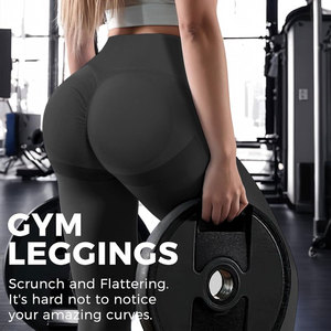 Pantalon d'entraînement taille haute doux et extensible à séchage rapide personnalisé Leggings décontractés pour la salle de sport et le yoga pour femmes - Product Image 3