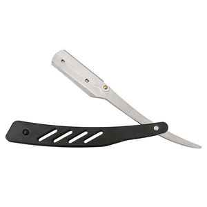 Maquinilla de Afeitar Plegable Profesional de Acero Inoxidable, Maquinilla de Afeitar Manual para Hombre, Maquinilla de Afeitar de Salón - Product Image 1