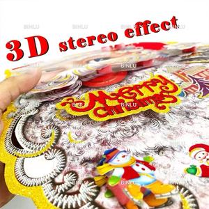 BINLU Decoraciones navideñas Set Santa Banner para Feliz Año Nuevo y decoración de temporada navideña - Product Image 5