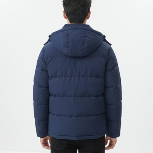 Custom High Quality Wadded Bubble Hooded Men Puffer <b>Jacket</b> Oversize Polyester Windbreaker Winter Warm <b>Duck</b> <b>Down</b> Coat - Product Image 3