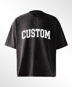 Camisetas con Cuello Redondo y Estampado Digital DTG 2026, Camisetas con Estampado Personalizado al por Mayor, Camisetas Vintage de Algodón Extra Grandes para Hombre - Product Image 1