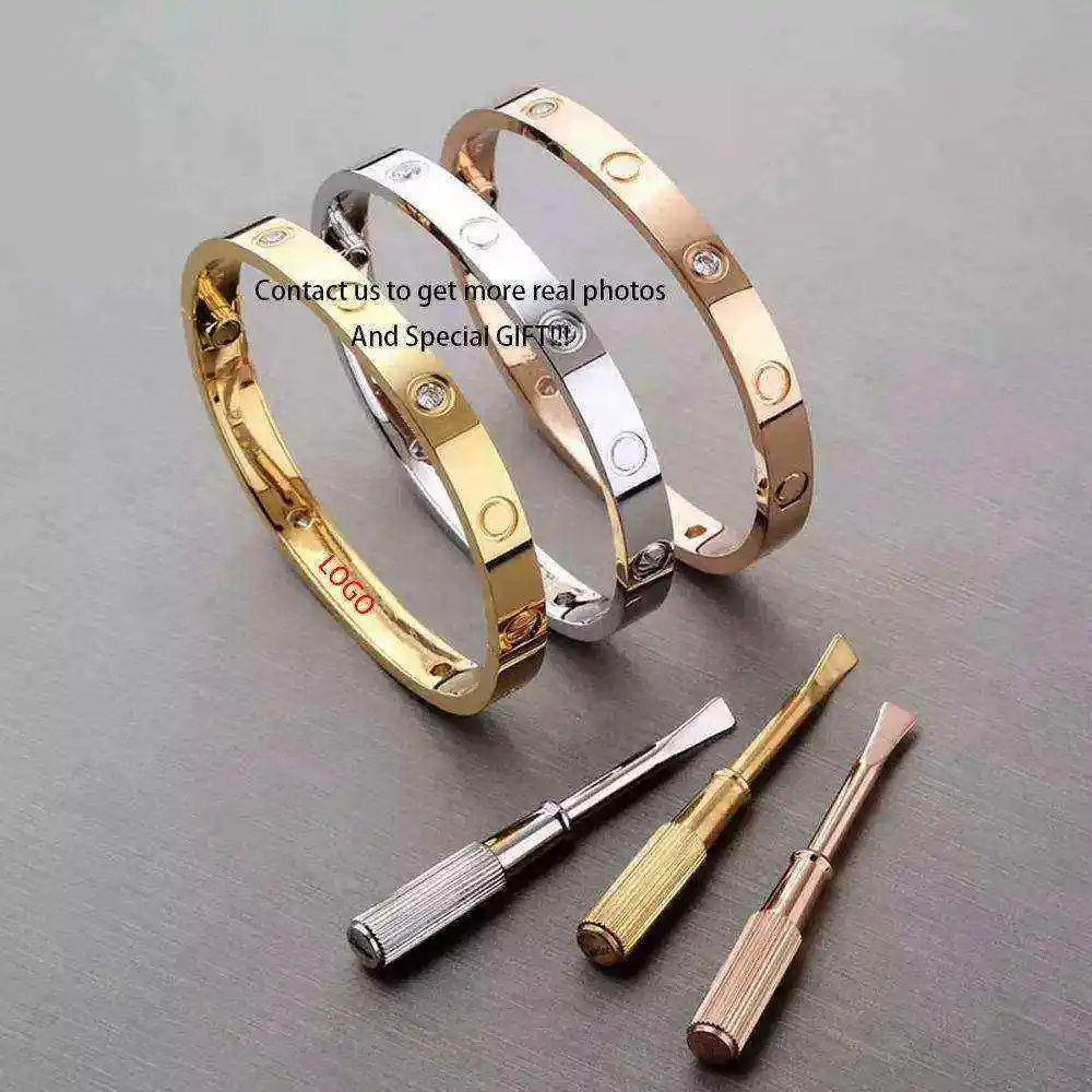 Jessy Brand Jewelry 2023 Fashion Stainless Steel Charm Luxury Jewelry Bangle SCREW LOVE Bracelets