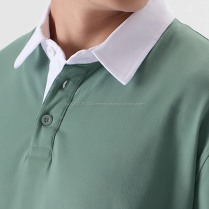 Polo Oversize para Hombre, Casual, Holgado, con Hombros Caídos, de Algodón, para Verano, Venta al Por Mayor - Product Image 3