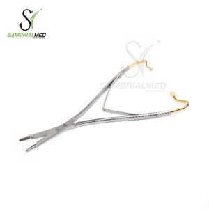 Porte-aiguille en acier inoxydable TC Gold Mathieu-Olsen 20 cm/7,9 po certifié ISO13485 pour usage chirurgical orthopédique - Product Image 1