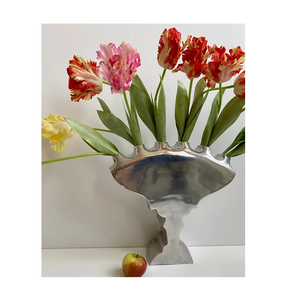 Vases de conception imprimée en métal à la mode Conception personnalisée pour le mariage de jardin et la décoration de la maison Vases uniques - Product Image 5