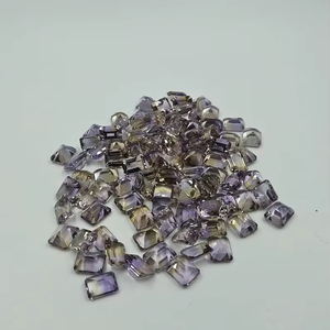 Pierre précieuse améthyste violette AA, pierre naturelle taillée en octogone, facettée, 200 carats, certifiée par un tiers pour la fabrication de bijoux - Product Image 1