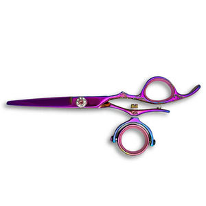 Stainless Steel Hair Cutting <b>Shears</b> Double Swivel Thumb <b>Handle</b> Salon Scissor - Product Image 4
