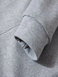 Nouveau design de survêtements de sport pour hommes en gros Survêtements à la mode 100% coton respirant coupe ajustée motif solide pour l'hiver - Product Image 4