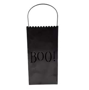 Bougeoir unique de conception classique en bois d'aluminium nickelé noir pour la décoration de la maison et les festivités de Noël - Product Image 5