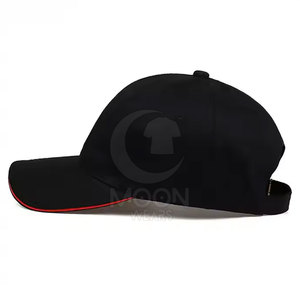 High Quality 100% Cotton Baseball Hats Premium Unisex Adjustable Four Seasons <b>Canvas</b> Fabric Customizable MOON WEARS 6-Panel - Product Image 3