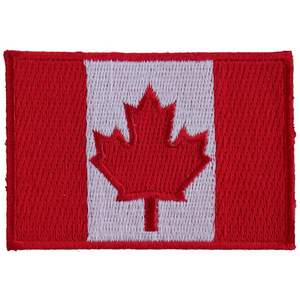 Parche de bandera de Canadá, parche de bandera bordado canadiense, parche bordado de bandera canadiense para coser - Product Image 1