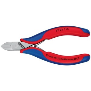 คีมตัดด้านข้างอิเล็กทรอนิกส์ KNIPEX ขนาด 115 มม. รูปทรง 2 ด้านเฉียง ไม่มีด้ามจับหลายชิ้นส่วน คีมขัดเงาแบบกระจก - Product Image 6