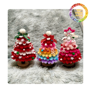 Handmade Chenille <b>Christmas</b> <b>Tree</b> <b>Mini</b> Table Decoration | Viet Nam bulk supply - Product Image 3