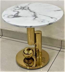Table basse en marbre de qualité supérieure avec plateau en marbre, parfaite pour la pièce maîtresse de salon disponible au meilleur prix de l'Inde - Product Image 3